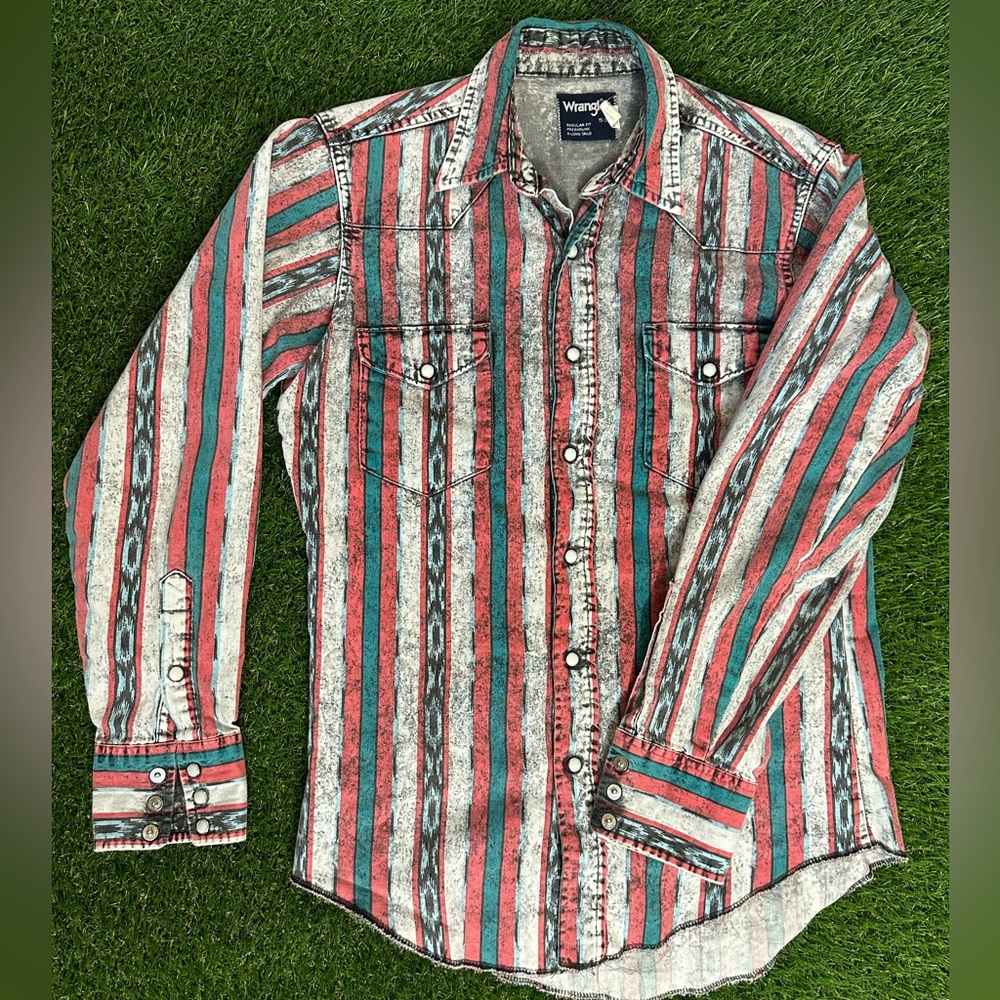 1990’s wrangler western shirt. Men’s small